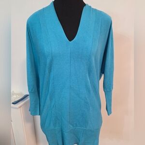 Magaschoni silk/cashmere V neck pullover Sz S